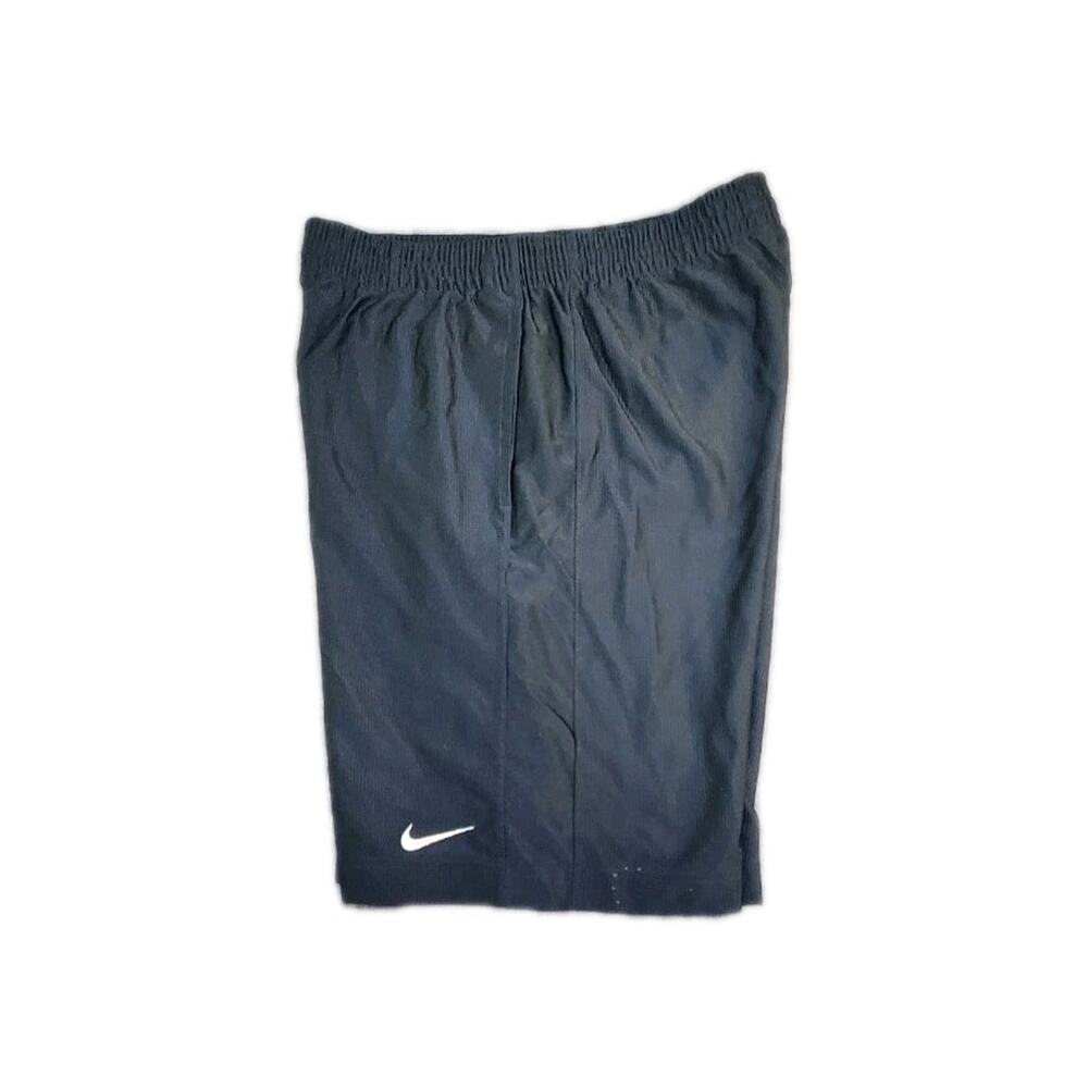 Vintage Nike Men's Black Sz L Elastic Waist Pull On Basketball Shorts C31 - Picture 7 of 10
